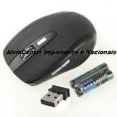 Mouse óptico sem fio com USB Mini 2.4 GHz 800 ~ 1600 DPI