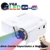 Projetor Portátil Multimídia com Controle
